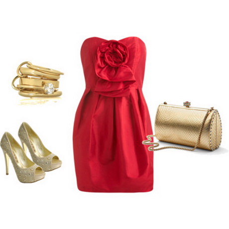 Accesorios vestido rojo
