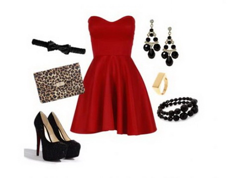 Accesorios vestido rojo