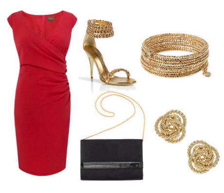 Accesorios vestido rojo