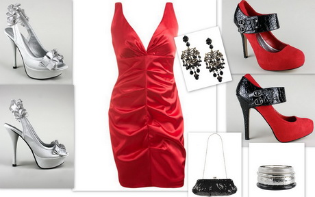 Accesorios vestido rojo