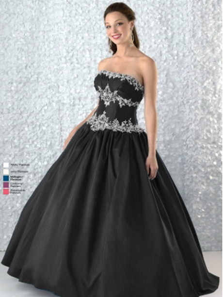 Black quinceanera dresses