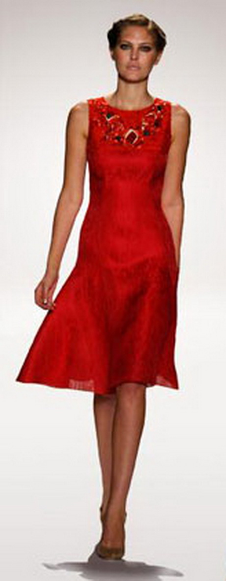 Carolina herrera vestido rojo