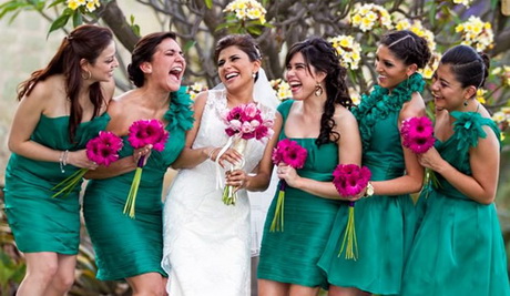 Colores de vestidos para damas de boda