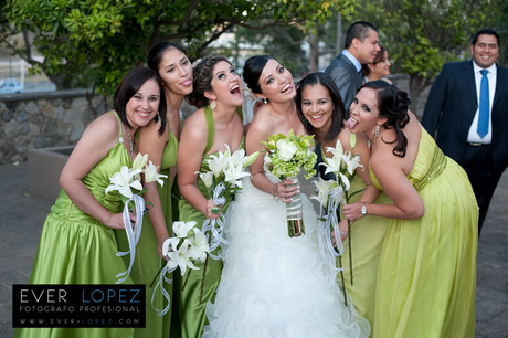 Colores de vestidos para damas de boda