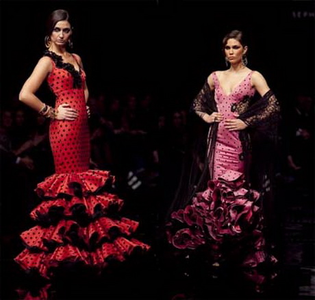 Desfile de trajes de flamenca