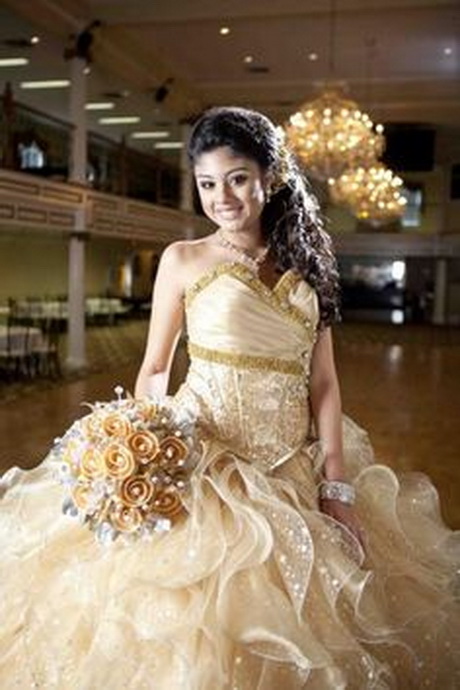 La glitter quinceanera dresses