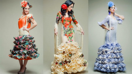 Moda de trajes de flamenca 2014