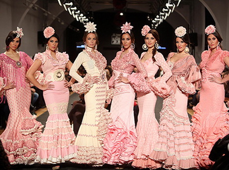 Moda de trajes de flamenca 2014