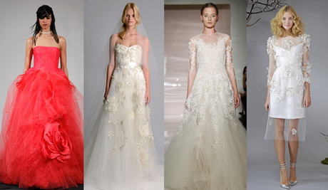 Moda en vestidos de novia 2014