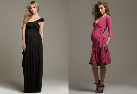 Modelo de vestidos para embarazadas