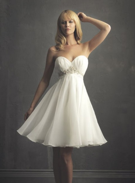Modelos de vestidos de novia para matrimonio civil