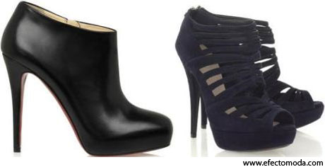 Tacones negros