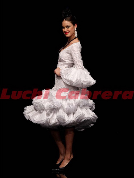 Traje corto de flamenca