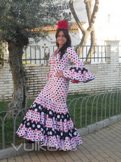 Traje de flamenca canastero