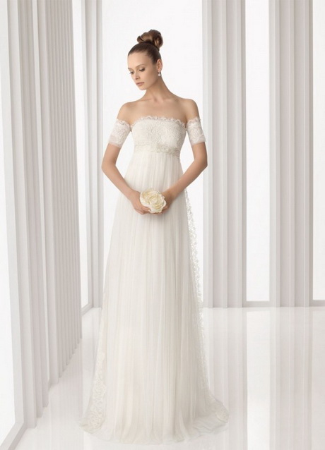 Traje de novia rosa clara