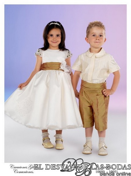 Trajes ceremonia niños