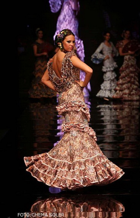 Trajes de flamenca de diseño Adesivo De Geladeira Retro ~ Trajes de flamenca de diseño