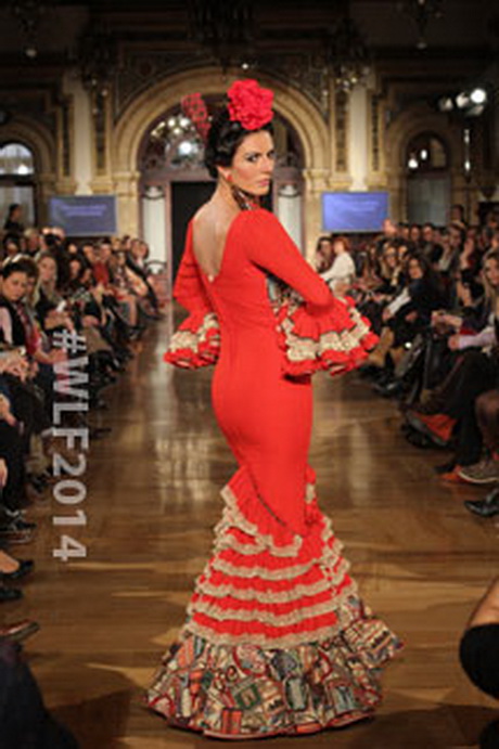 Trajes de flamenca tendencias 2014