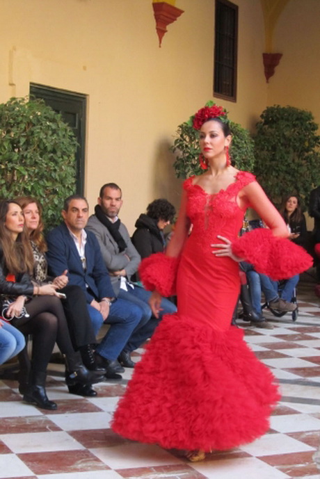 Trajes de flamenca tendencias 2014