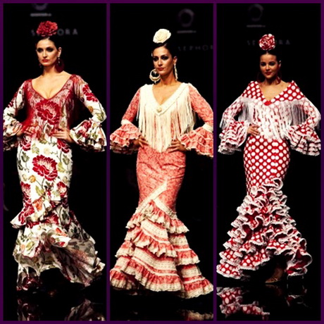 Trajes de sevillanas