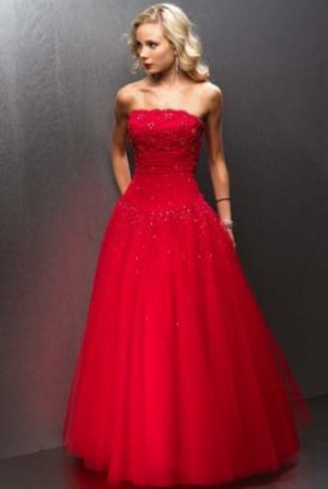 Vestido de 15 rojo