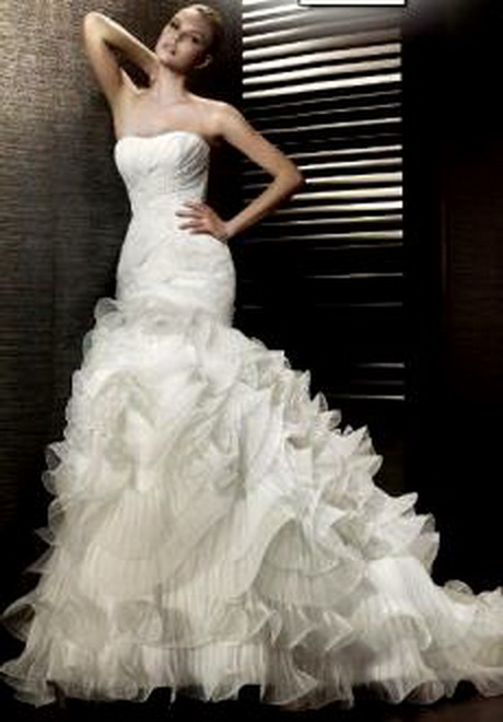 Vestido de novia corte de sirena