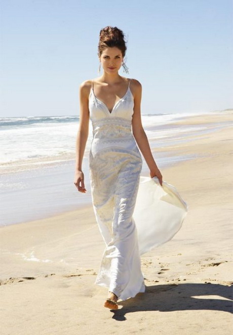 Vestido de novia de playa