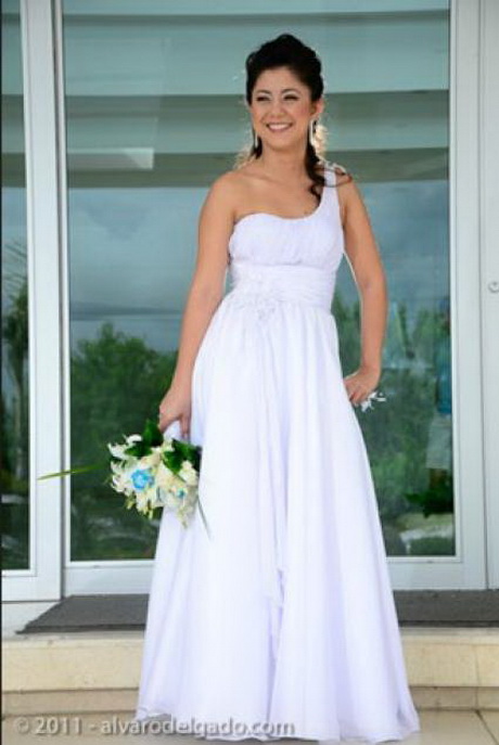 Vestido de novia para boda en la playa