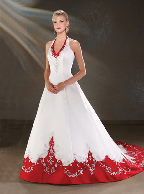 Vestido de novia rojos