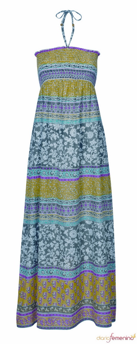 Vestido largo hippie