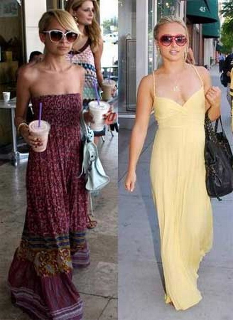 Vestido largo hippie