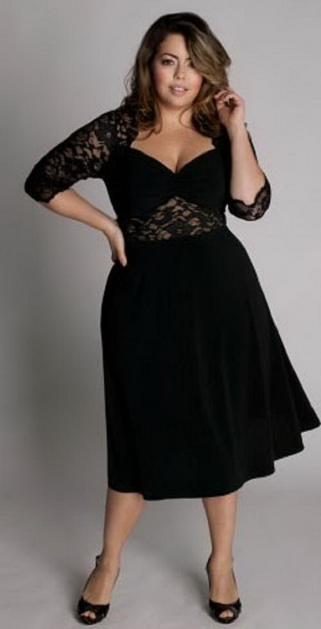 Vestido para gorditas de encaje