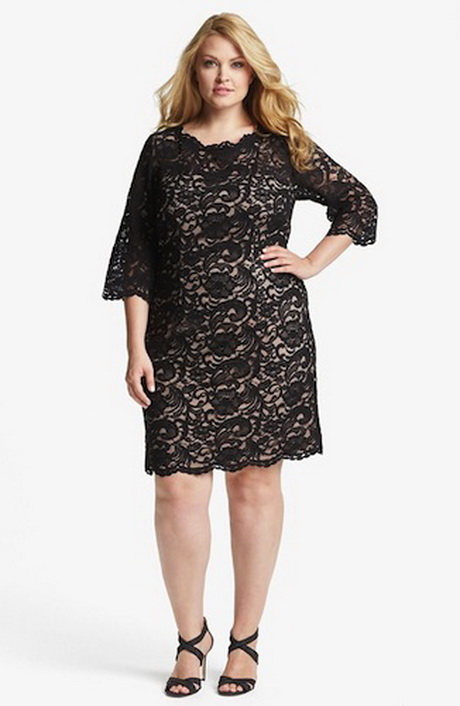 Vestido para gorditas de encaje
