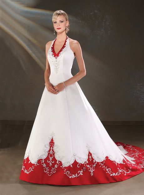 Vestido rojo de novia
