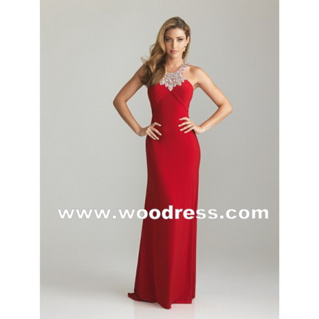 Vestido rojo elegante