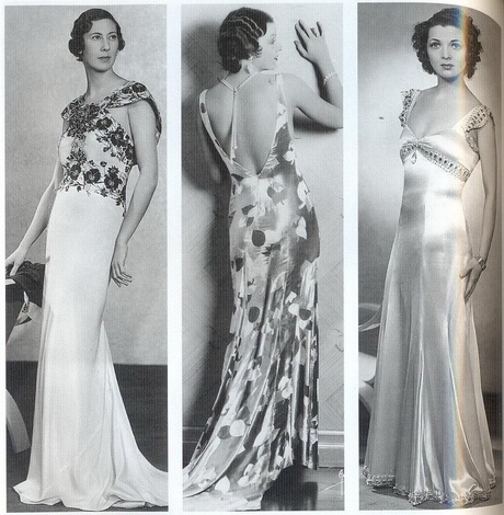 Vestidos años 30