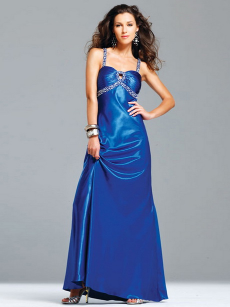 Vestidos azules elegantes