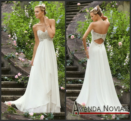 Vestidos casuales de novia