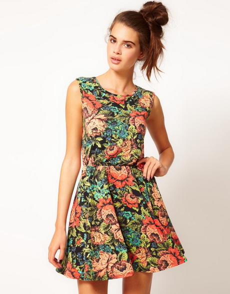 Vestidos con flores estampadas