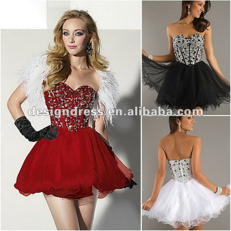 Vestidos cortos con corset