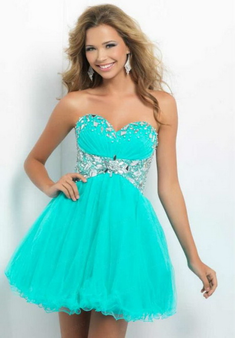 Vestidos cortos para quince años 2014