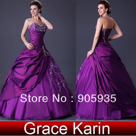 Vestidos de 15 anos color morado