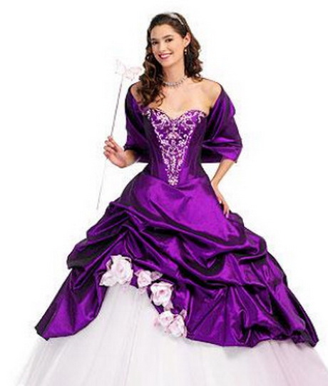 Vestidos de 15 anos morado