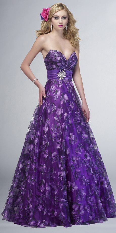 Vestidos de 15 anos morado