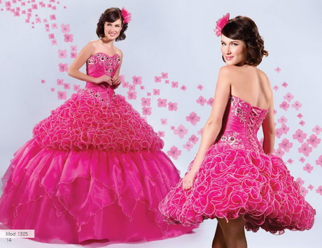 Vestidos de 15 años ala moda 2014