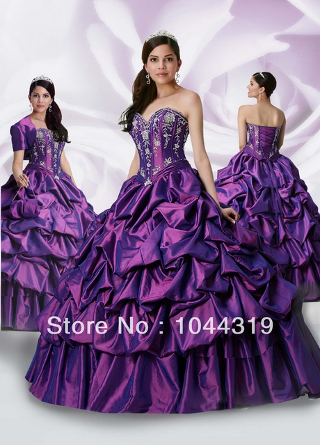 Vestidos de 15 años color violeta