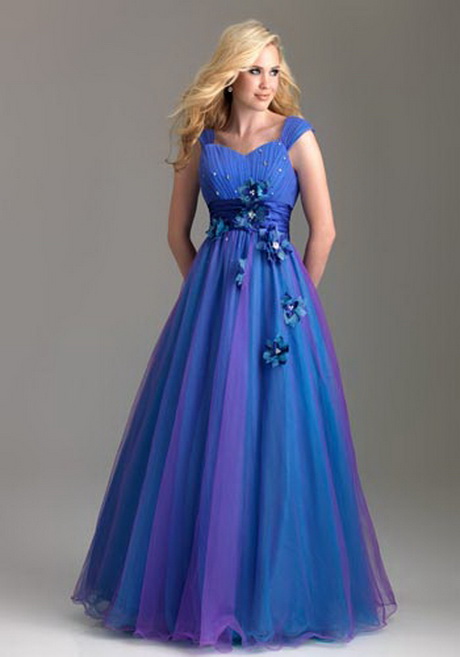 Foto de Vestido de 15 Años – Color Azul/Naranja Foto de Vestido de 15 Años – Color Azul/Naranja