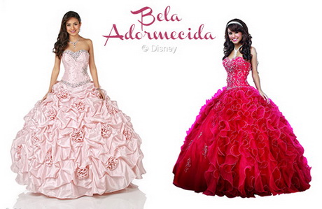 Vestidos de 15 años de princesas de disney