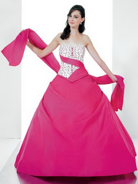 Vestidos de 15 años fucsia