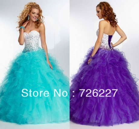 Vestidos de 15 años morado